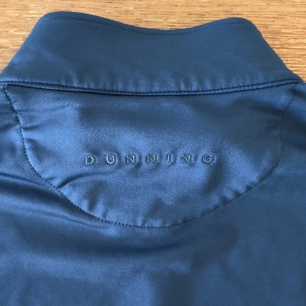 Dunning Golf Kerim 1/4 Zip Golf Jacquard Performance Pullover-Blue-Men's Sz M‎